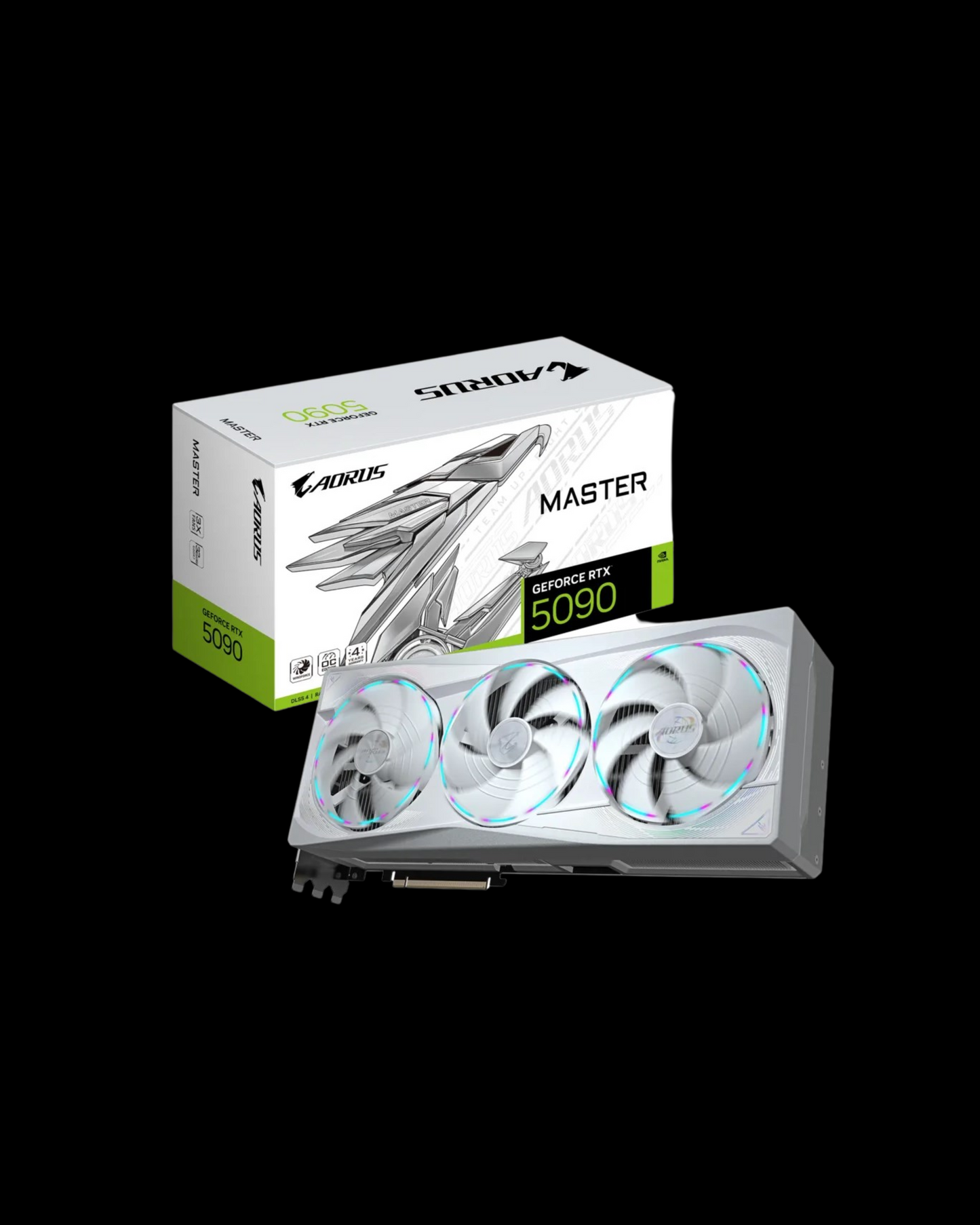 AORUS GeForce RTX™ 5090 MASTER ICE 32G GPU with MASTER ICE cooling for high-performance gaming in UAE- Venom Gaming UAE