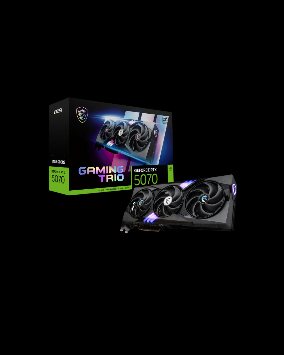 MSI RTX 5070 GAMING TRIO OC 12GB in UAE - Venom Gaming UAE.
