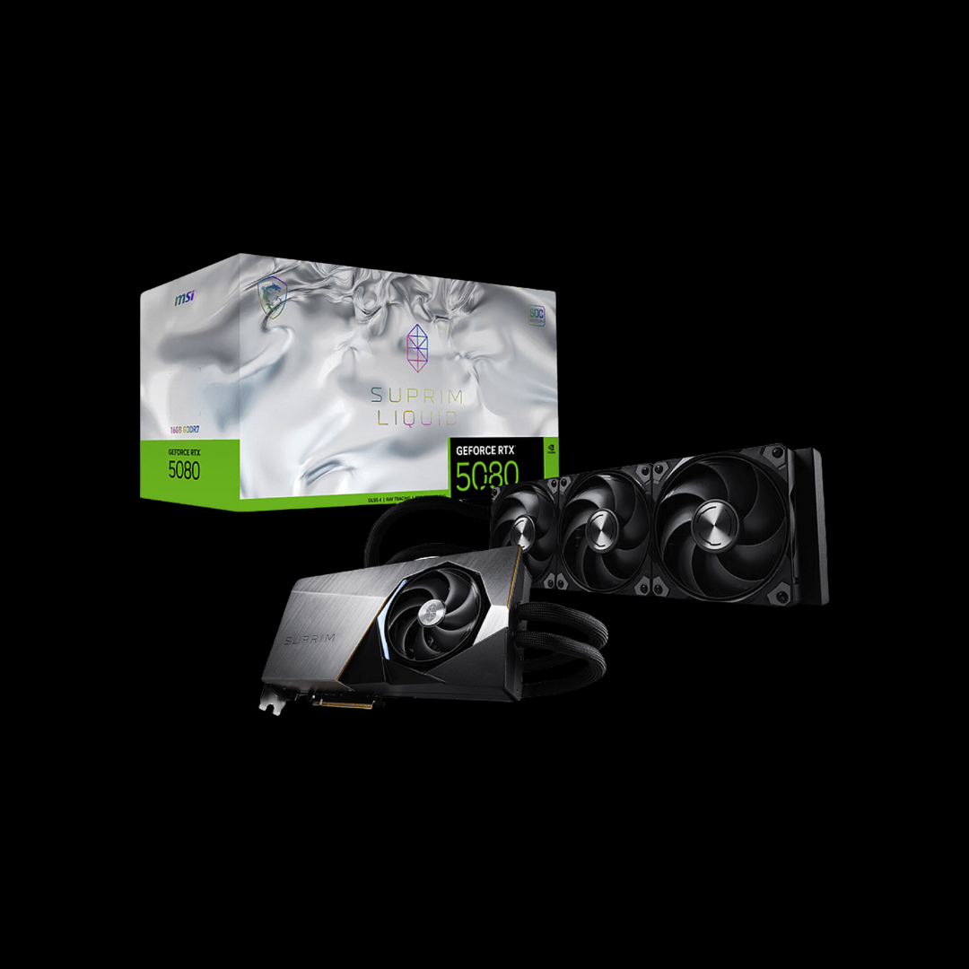 MSI RTX 5080 SUPRIM LIQUID OC in UAE - Venom Gaming UAE.