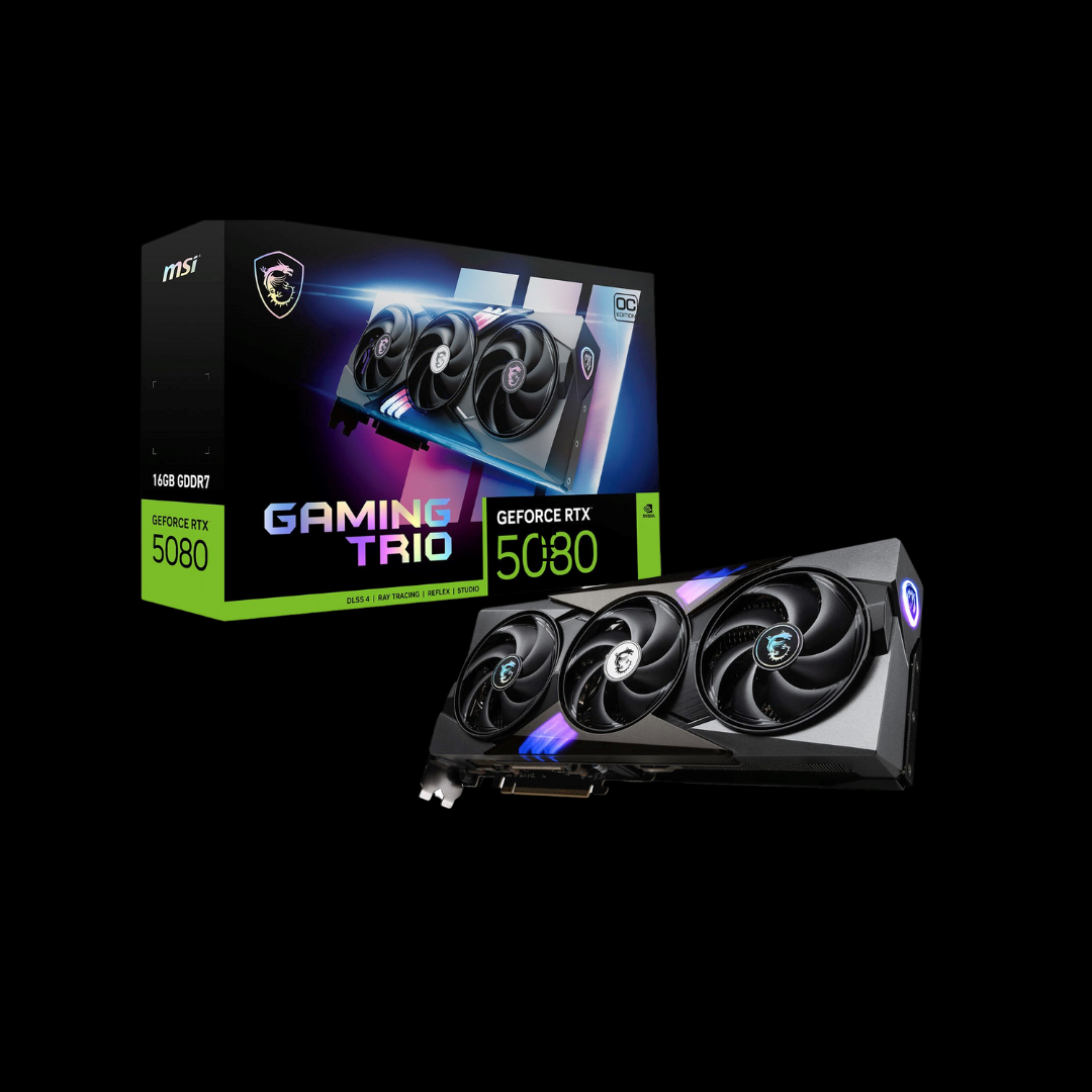 MSI RTX 5080 GAMING TRIO in UAE - Venom Gaming UAE.
