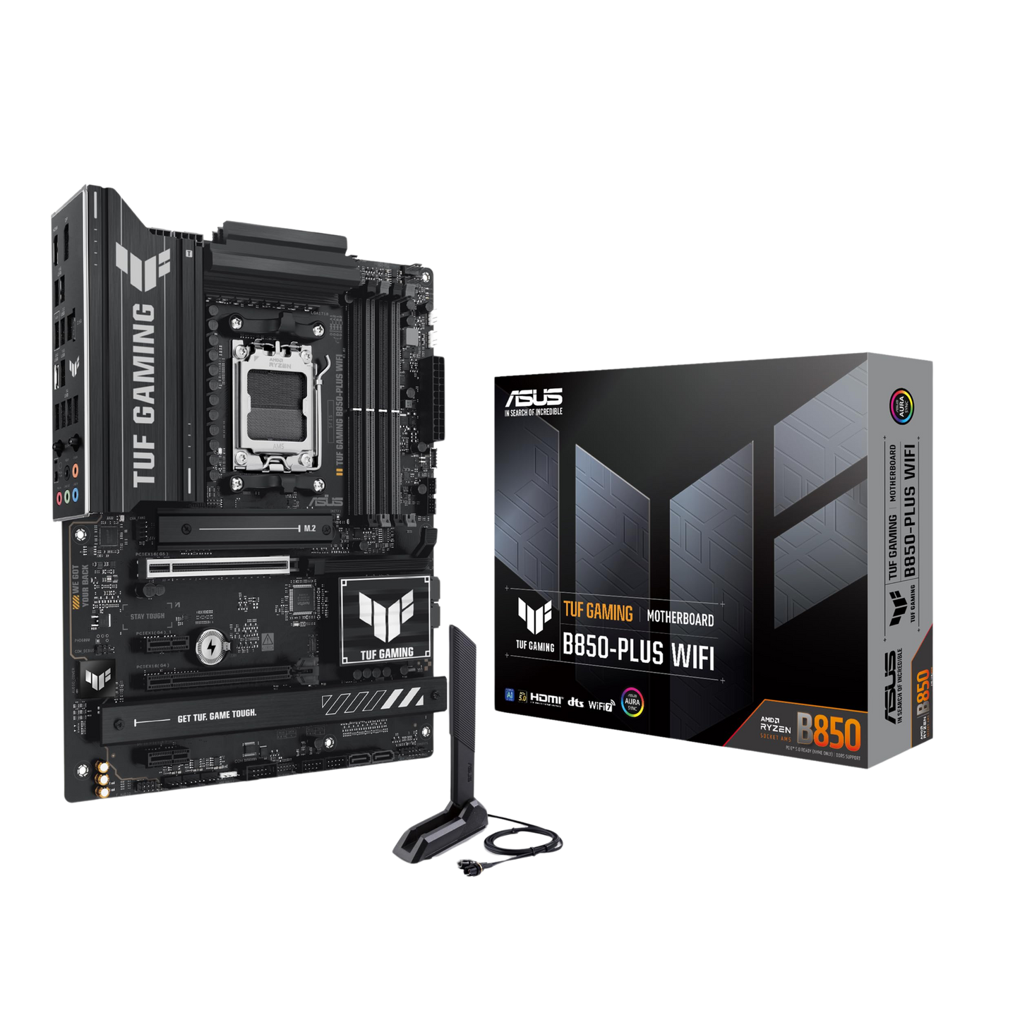 ASUS TUF GAMING X870-PLUS WIFI motherboard for durable Gaming PC UAE, ideal for Best Gaming PC Dubai builds by PC Builder by Venom Gaming.