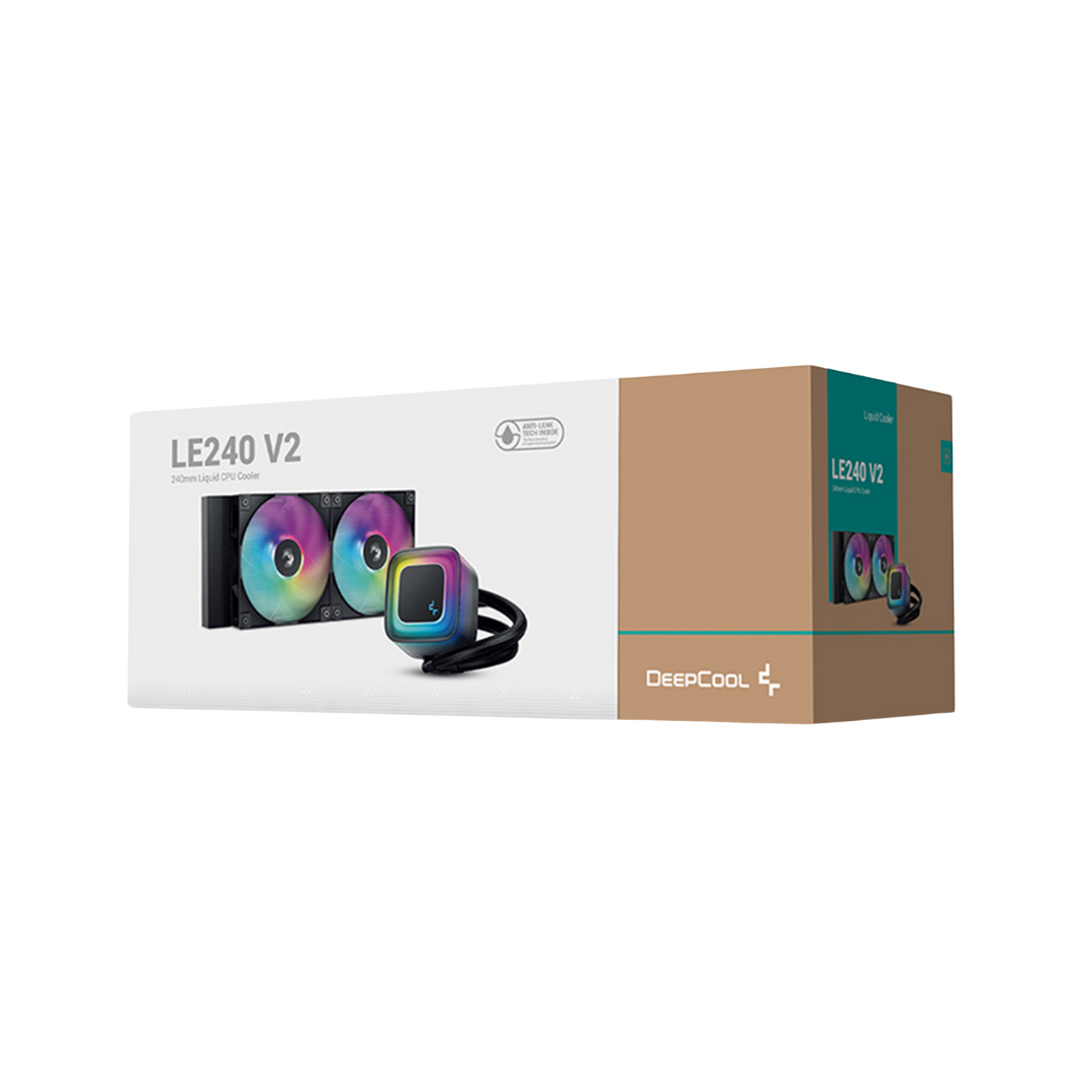 DEEPCOOL LIQUID COOLER LE240 V2 BLACK240MM
