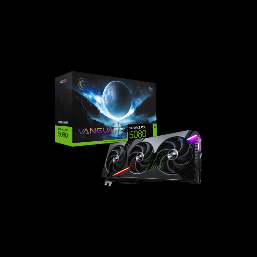 MSI RTX 5080 VANGUARD OC in UAE - Venom Gaming UAE.