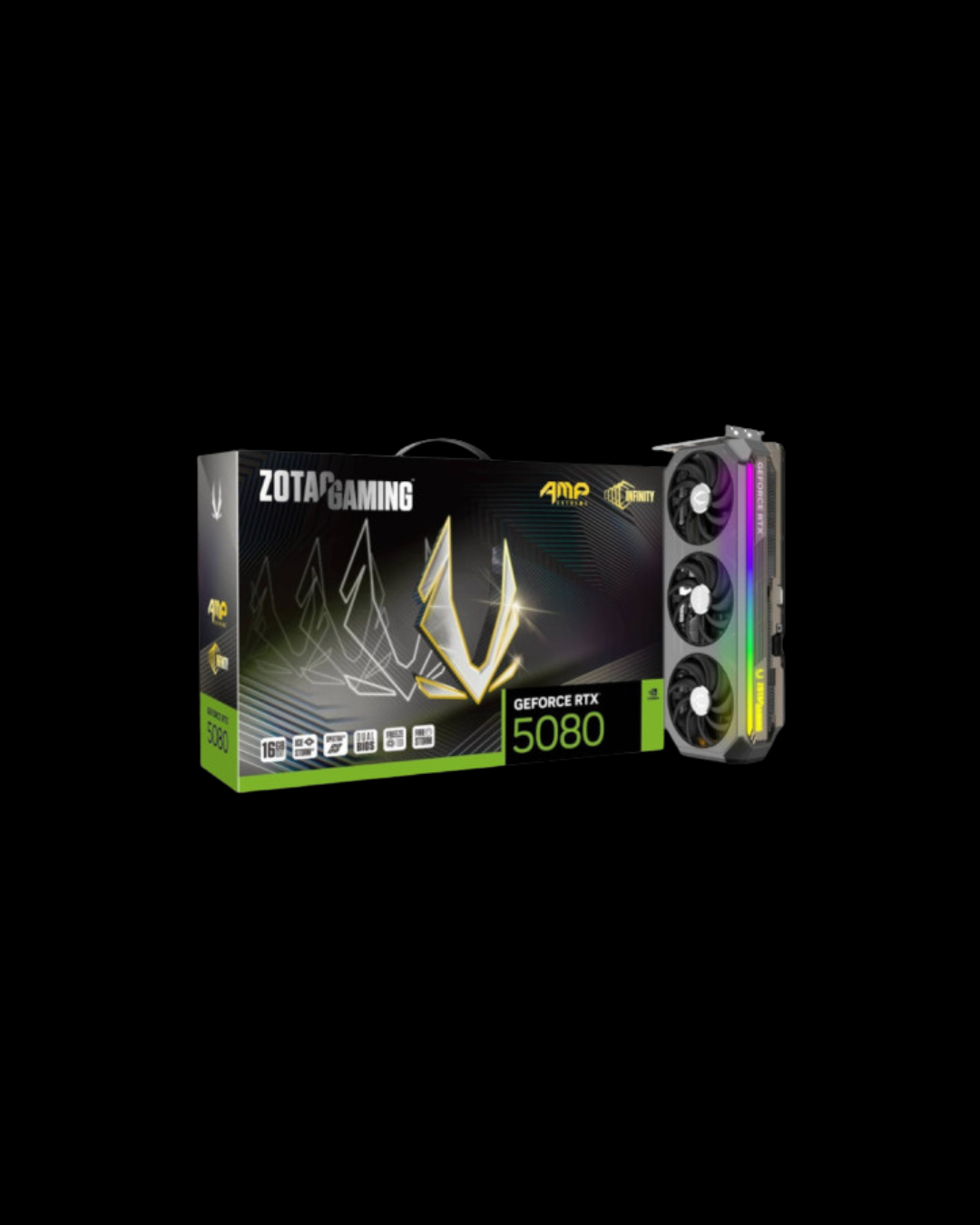 ZOTAC Gaming RTX 5080 AMP EXTREME INFINITE in UAE - Venom Gaming UAE.
