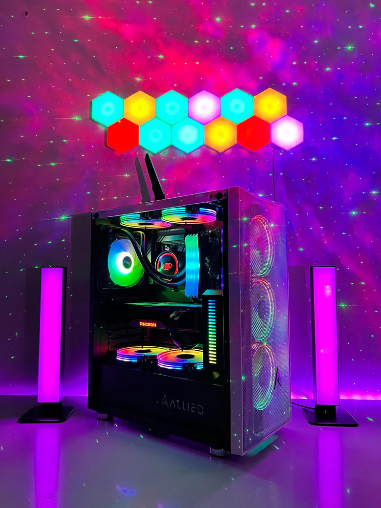 Striker Nova mid-range gaming PC with RX 6600 in UAE.
