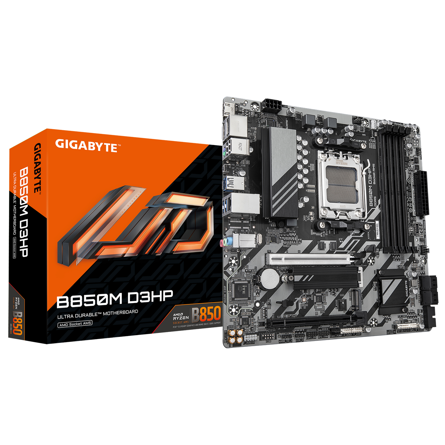 GIGABYTE B850M D3HP motherboard for reliable Gaming PC UAE, ideal for Best Gaming PC Dubai builds by PC Builder by Venom Gaming.