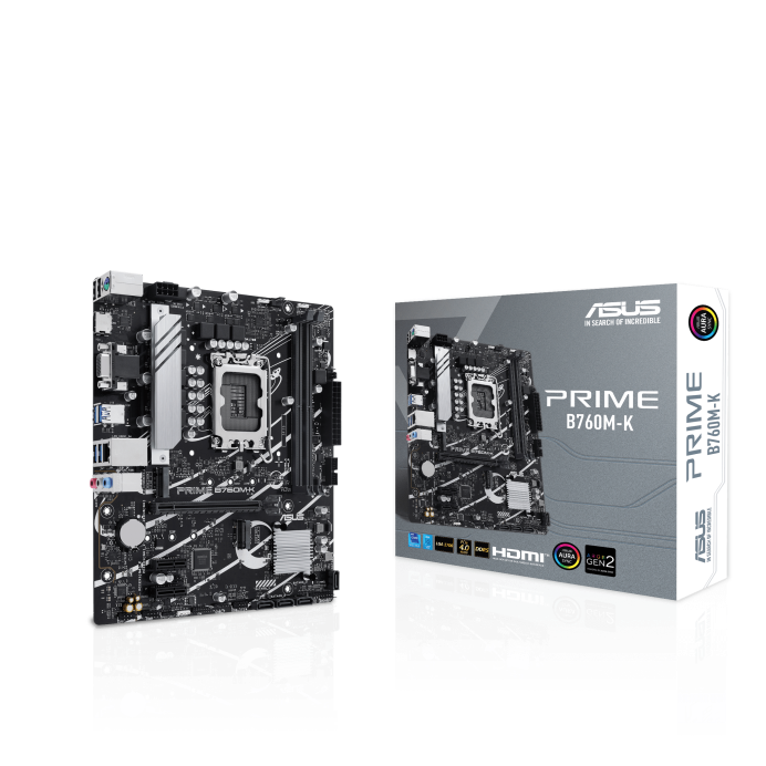 ASUS PRIME B760M-K D5 motherboard for compact Gaming PC UAE, perfect for Best Gaming PC Dubai builds by Venom Gaming