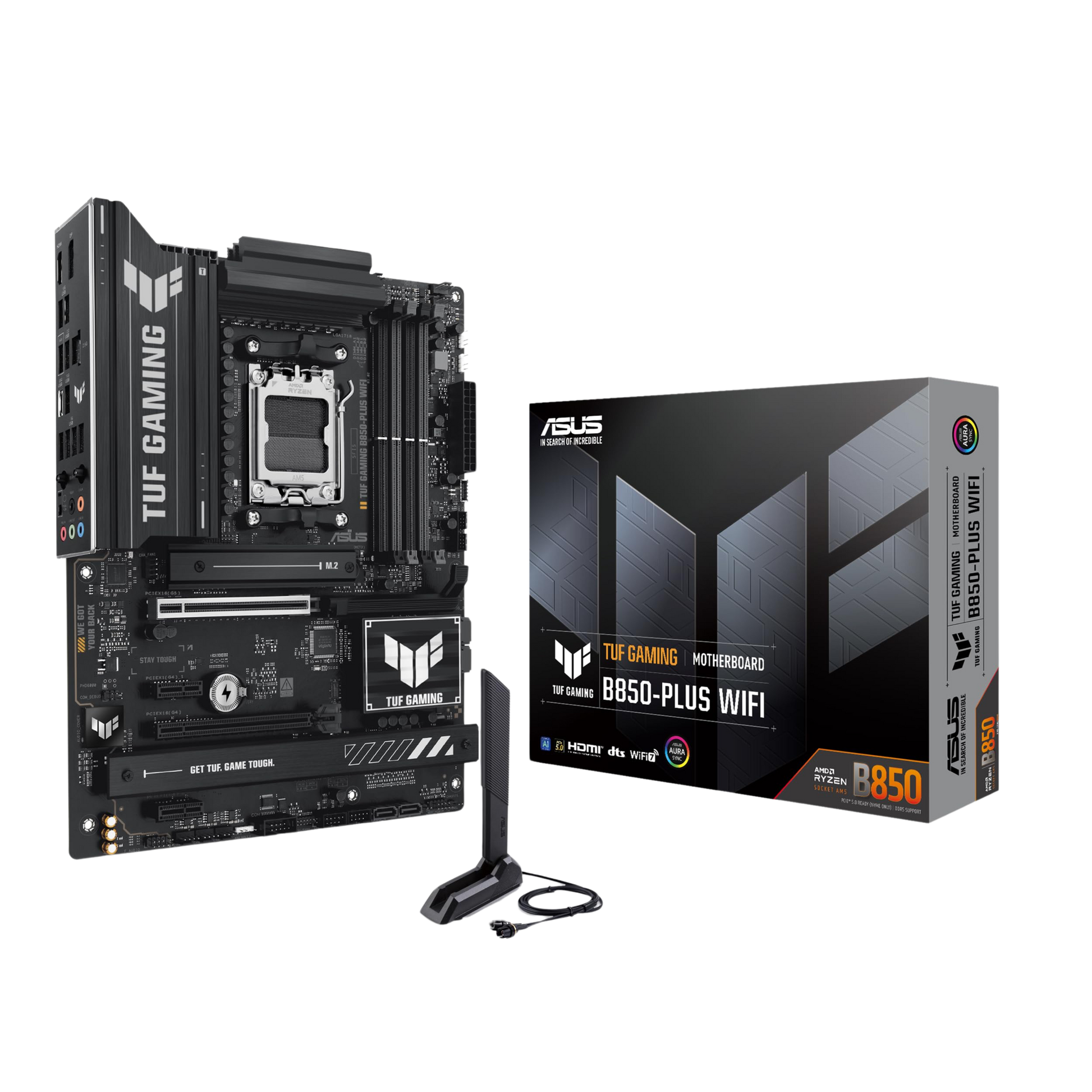 ASUS TUF GAMING X870-PLUS WIFI motherboard for durable Gaming PC UAE, ideal for Best Gaming PC Dubai builds by PC Builder by Venom Gaming.