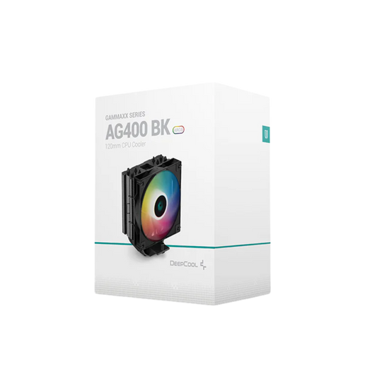 DeepCool AG400 ARGB air cooler for efficient Gaming PC UAE, ideal for Best Gaming PC Dubai builds by PC Builder by Venom Gaming.