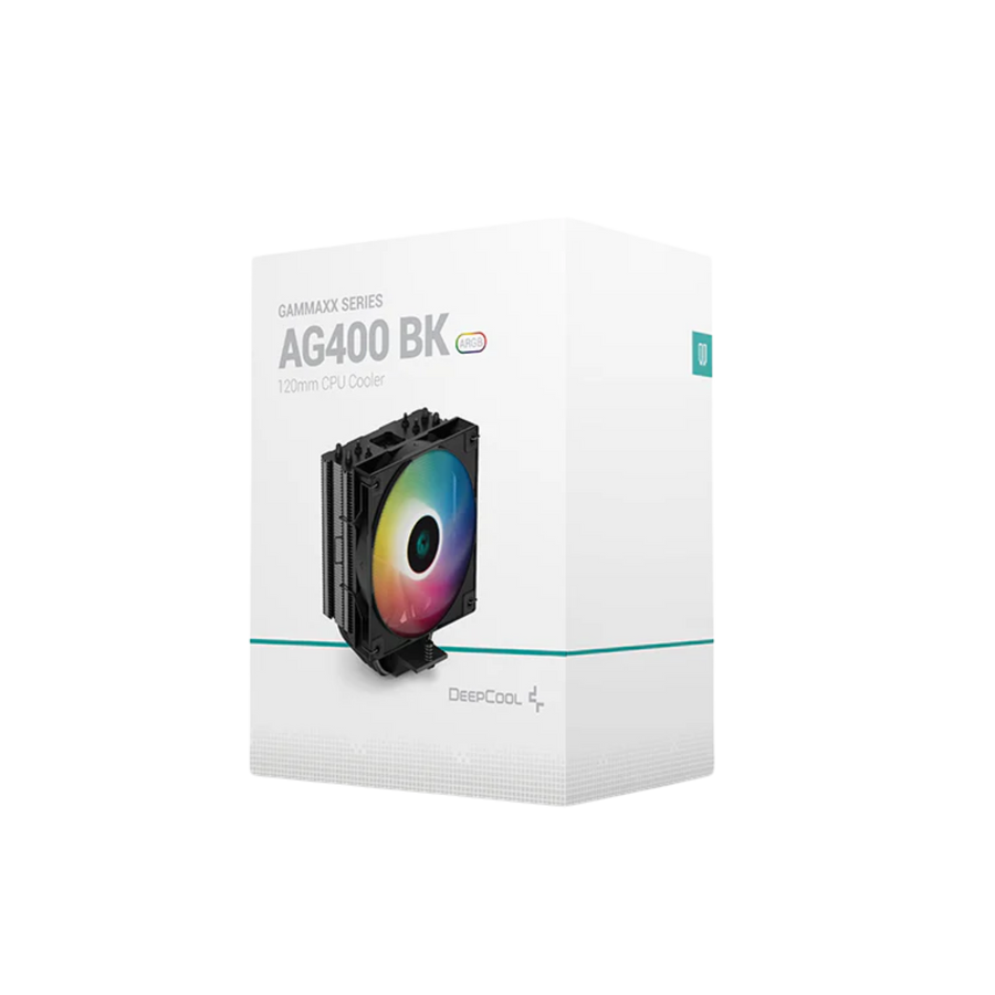 DeepCool AG400 ARGB air cooler for efficient Gaming PC UAE, ideal for Best Gaming PC Dubai builds by PC Builder by Venom Gaming.