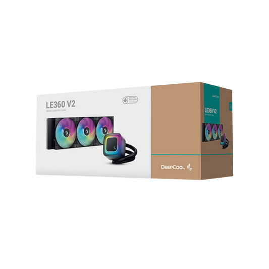 DeepCool LE360 V2 BLACK 360MM liquid cooler for extreme Gaming PC UAE, essential for Best Gaming PC Dubai builds by PC Builder by Venom Gaming.