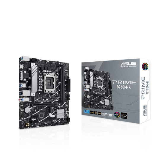 ASUS PRIME B760M-K D5 motherboard for compact Gaming PC UAE, perfect for Best Gaming PC Dubai builds by Venom Gaming