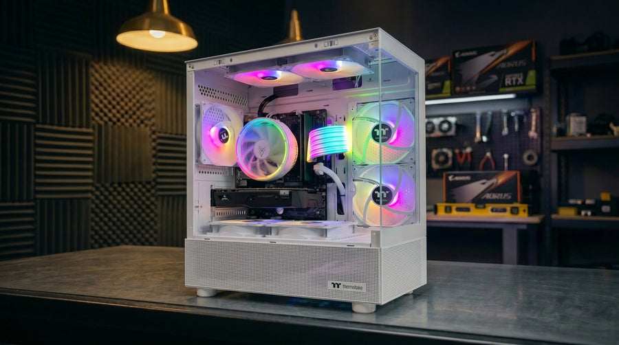 Blaze Marauder custom gaming PC with RTX 5060 — 1080p Ultra · Entry 1440p Gaming. Built by Venom Gaming UAE in Dubai.