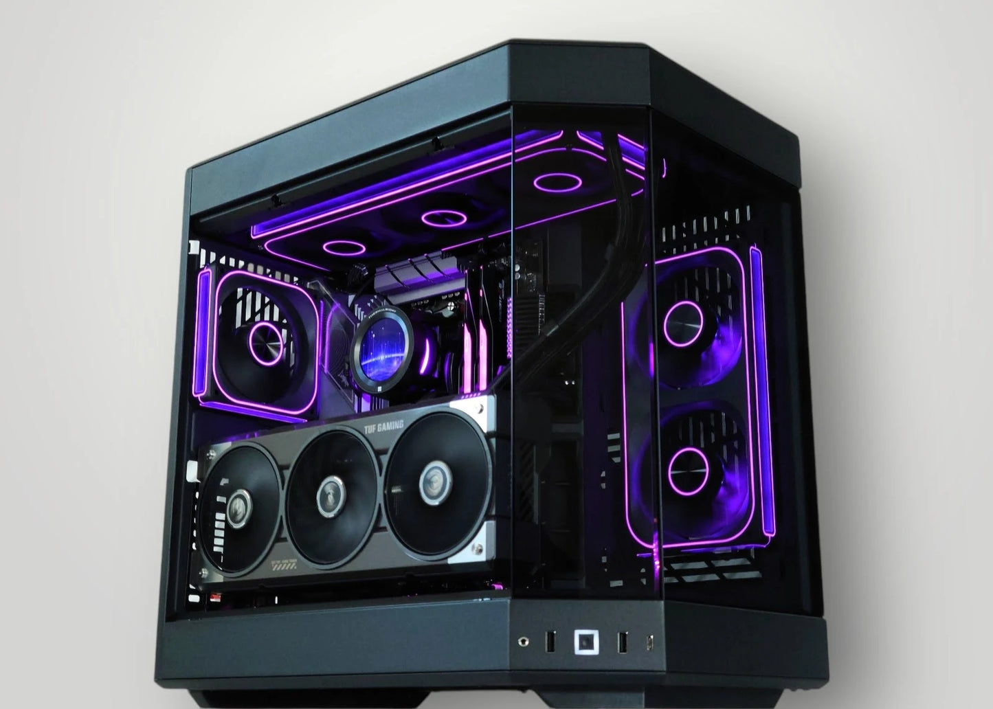 RTX 5070 Ti gaming PC tower, a premium prebuilt gaming PC for the UAE market.